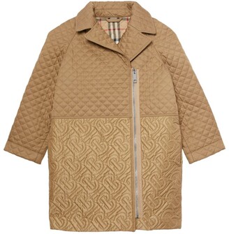 Burberry Kids TB Monogram Quilted Coat (3-12 Years)