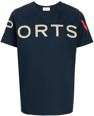 Ports V logo-print cotton T-shirt