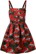 Philipp Plein - robe à roses imprimée 