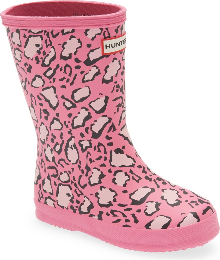 pink leopard print boots