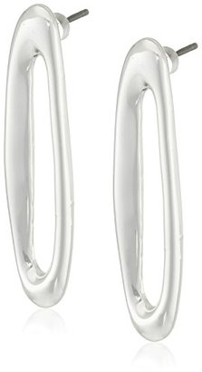 Robert Lee Morris Earresponsible" Sculptural Oval Stick Drop Earrings