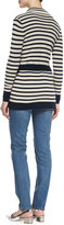 Thumbnail for your product : Tory Burch Vaile Striped Cashmere Cardigan