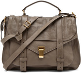 Thumbnail for your product : Proenza Schouler X-Large PS1 Leather in Smoke
