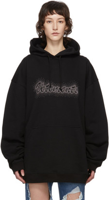 Vetements Black Bling Bling Hoodie