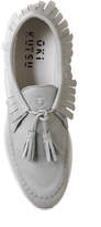 Thumbnail for your product : Oki-Kutsu Oki Kutsu Uno Fringe Sneakers Off White Leather