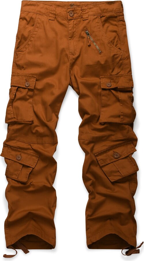 OCHENTA Men's Cargo Work Pants - ShopStyle Trousers