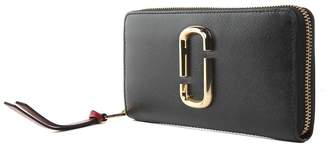 Marc Jacobs Snapshot Standard Color-block Saffiano-leather Continental Wallet