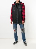 Thumbnail for your product : Marcelo Burlon County of Milan Distressed Biker Jeans