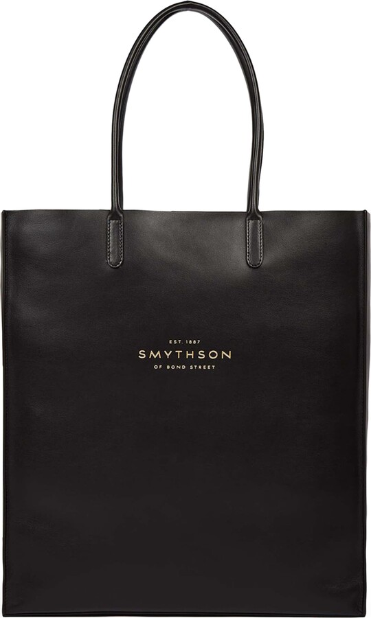 Smythson Leather Kingly Tote Bag