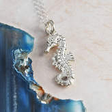 Thumbnail for your product : Otis Jaxon Sterling Silver Seahorse Nature Pendant Necklace