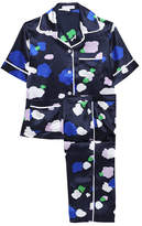 Thumbnail for your product : Olivia von Halle Daria Printed Silk-satin Pajama Set