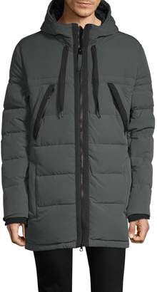Andrew Marc Quilted Hooded Jacket