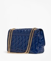 Thumbnail for your product : Brooks Brothers Quilted Patent Leather Convertible Cross-Body Bag