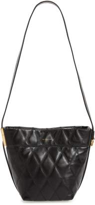 Givenchy Mini GV Quilted Lambskin Leather Bucket Bag