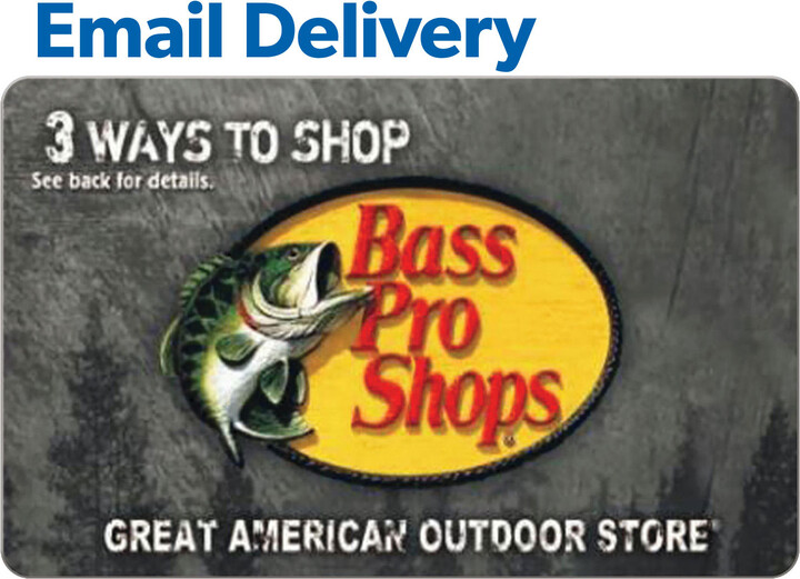 Bass Pro Shops Bass Pro $50 eGift Card (Email Delivery):- $50