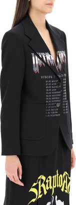 Raf Simons School Boy Jacket With Ultrasceptre Print - ShopStyle