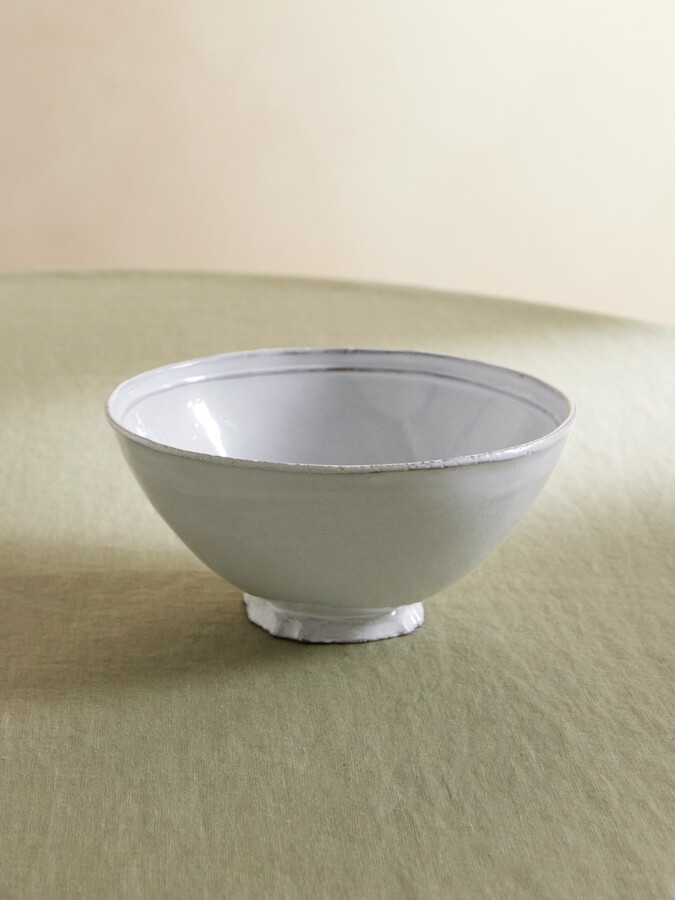 Astier De Villatte - Simple Glazed Ceramic Bowl - White