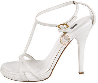 Dolce & Gabbana Leather Platform Sandals