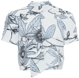 Thumbnail for your product : Whistles Ramona Botanical Cropped Blouse