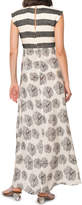 Thumbnail for your product : Jaline Charmie Mixed Print Cap-Sleeve Maxi Dress