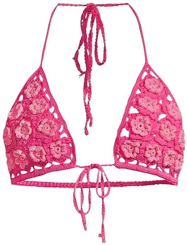 Cult Gaia Alivia Crochet Bikini Top - ShopStyle Two Piece Swimsuits