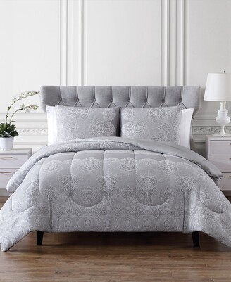 Hallmart Collectibles Miriam Reversible 3-Pc. Full/Queen Comforter Set  Bedding - ShopStyle