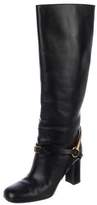 Thumbnail for your product : Gucci Horsebit Knee-High Boots Black Horsebit Knee-High Boots