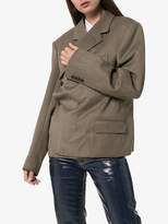 Thumbnail for your product : Martine Rose wrap-around blazer