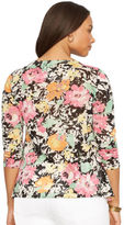 Thumbnail for your product : Ralph Lauren Woman Floral Linen Shirt
