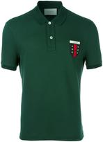 Thumbnail for your product : Gucci Web crest polo shirt - men - Cotton/Spandex/Elastane - M