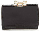 Thumbnail for your product : Ted Baker London 32536 Ted Baker London 'Crystal Bow - Small' Patent Leather Clutch Wallet