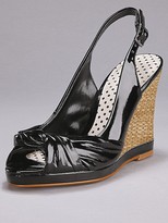 Thumbnail for your product : South Magpie Slingback Peep Toe Wedges