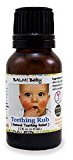 BALM! Baby Teething RUB! Natural Teething Relief Safe | Vegan | Cruelty Free - 1/2oz Glass Bottle (Single)