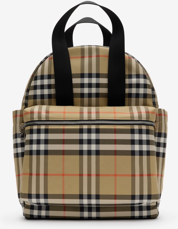 Burberry Childrens Check Baby Changing Backpack