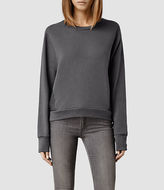 Thumbnail for your product : AllSaints Cari Leather Sweat