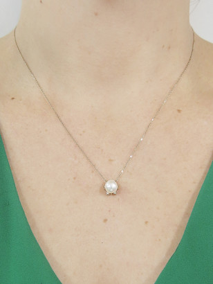 Kataoka Pearl Snowflake Necklace - Beige Gold