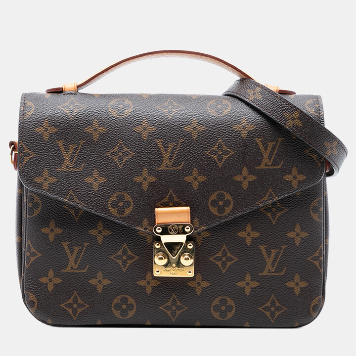 Louis Vuitton Brown Monogram Pochette Metis