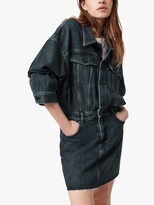 Thumbnail for your product : AllSaints Dakota Denim Dress, Washed Black