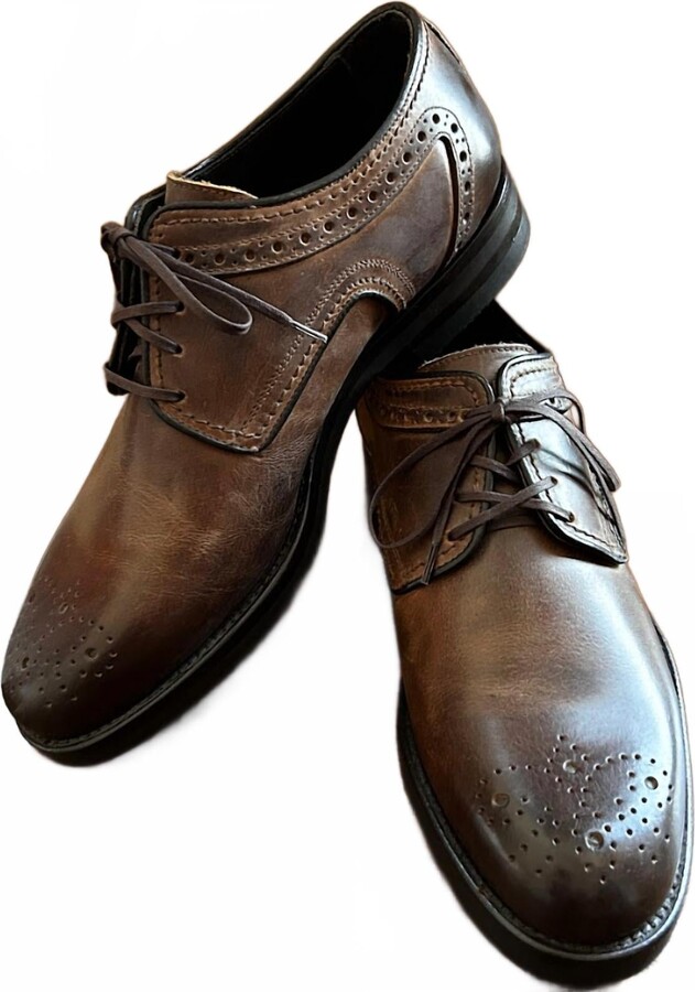 Martin Dingman Men's Campania Dress Shoes In Bourbon