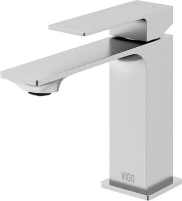 VIGO Dunn 6" H Single Handle Single Hole Bathroom Faucet