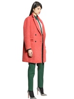 Thumbnail for your product : MSGM Wool Mohair Cloth Coat
