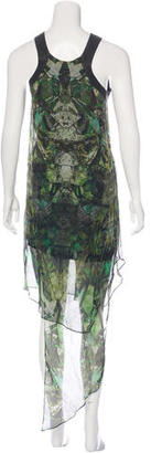 Helmut Lang Silk Digital Print Dress