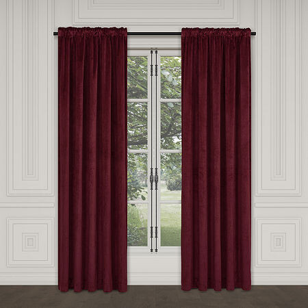 Queen Street Toulhouse Rod Pocket Energy Saving Light-Filtering Single Curtain Panel