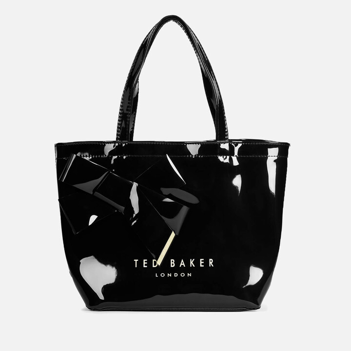 Ted Baker seacon crosshatch small icon bag in black, ASOS