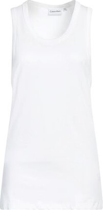 Calvin Klein Women White Sleeveless Tops | ShopStyle