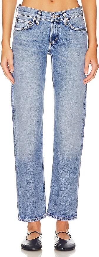 AGOLDE Amber Low Rise Straight Jeans