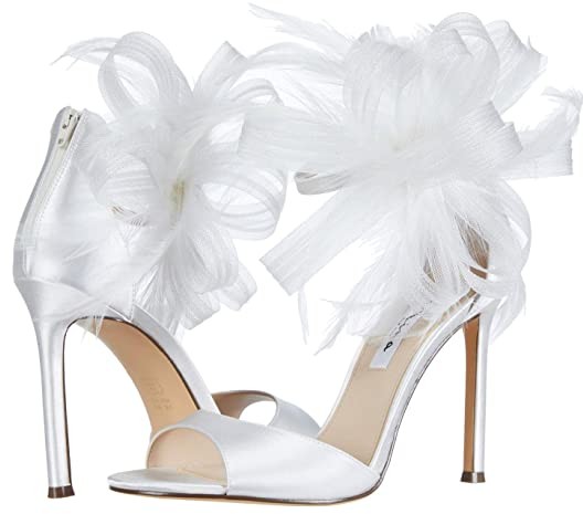 nina white heels