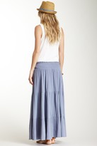 Thumbnail for your product : Chaudry Tiered Solid Maxi Skirt