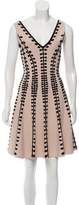 Thumbnail for your product : Alexander McQueen Embroidered A-Line Dress