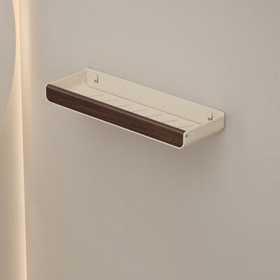 Latitude Run Walnut Bathroom Shelf